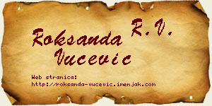 Roksanda Vučević vizit kartica